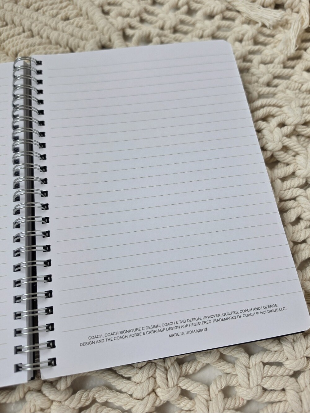 Coach Notebook - Picture 4 of 6